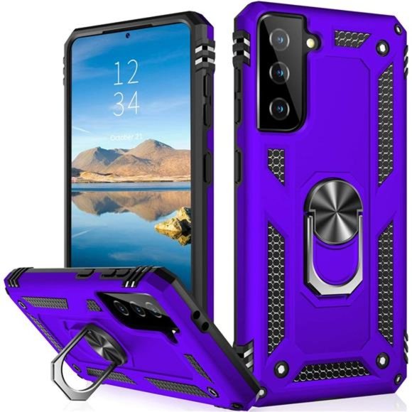 Samsung Galaxy S21 Cover Military Grade Shockproof Heavy Duty Cover Case - Picture 3 of 6